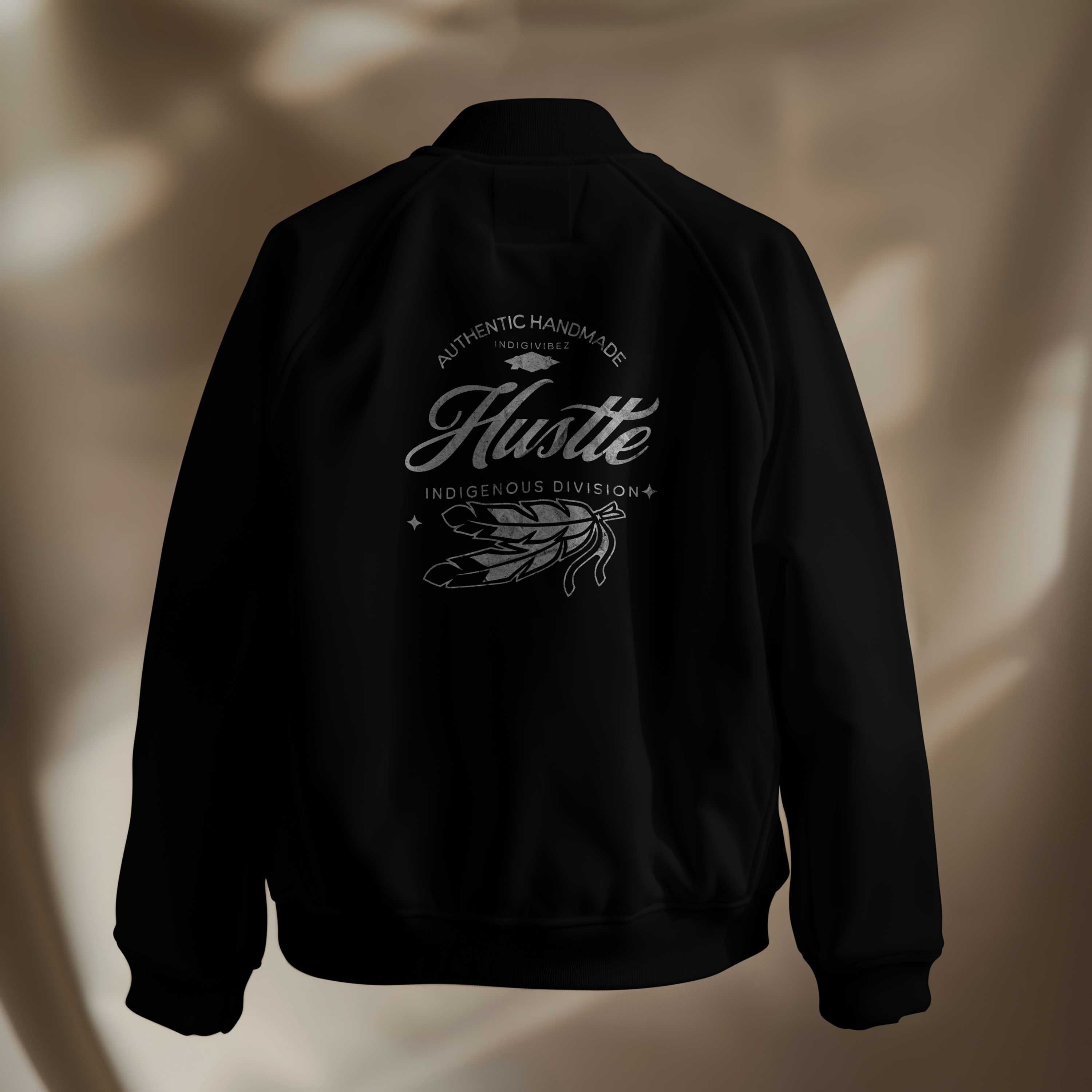 Hustle Bomber Jacket - Front