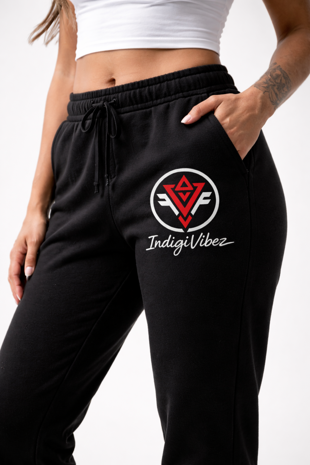 IV Logo Joggers back