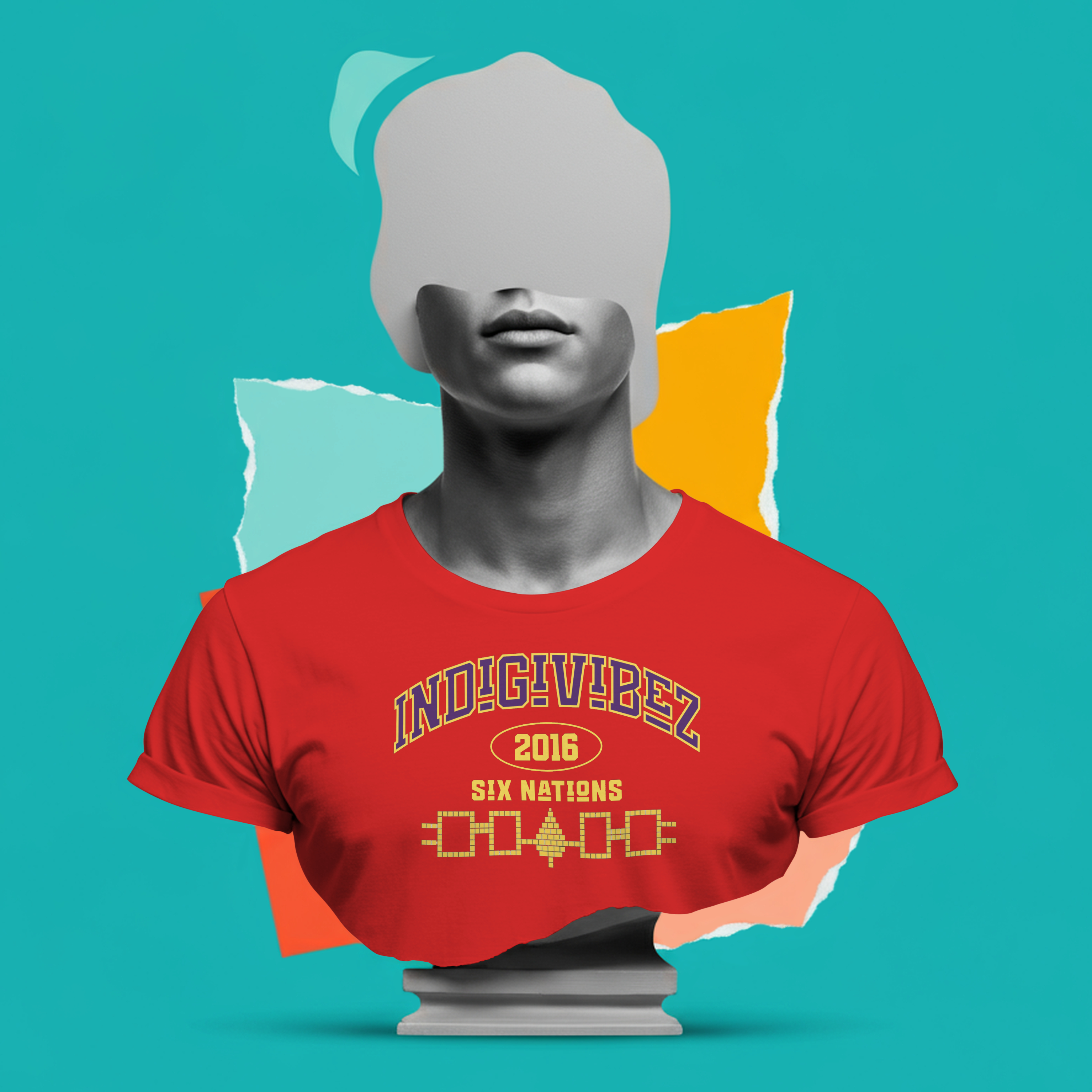 IndigiVibez Six Nations Tee - Front